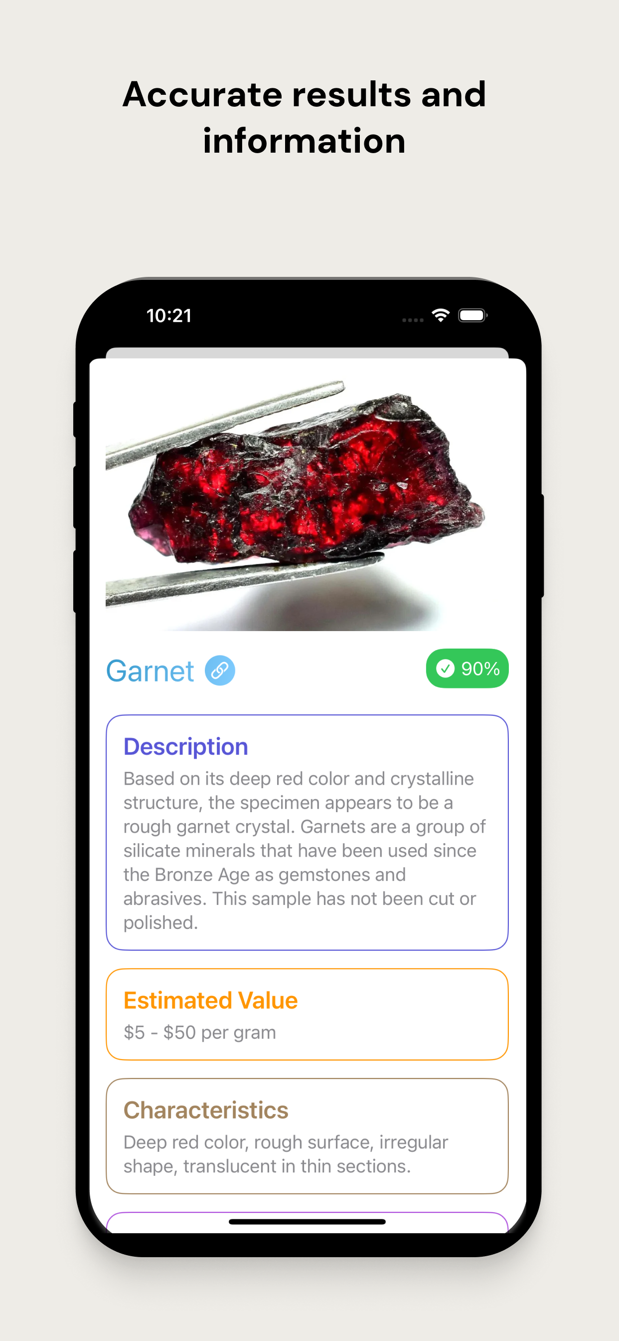 Rock Identifier App Screenshot 2